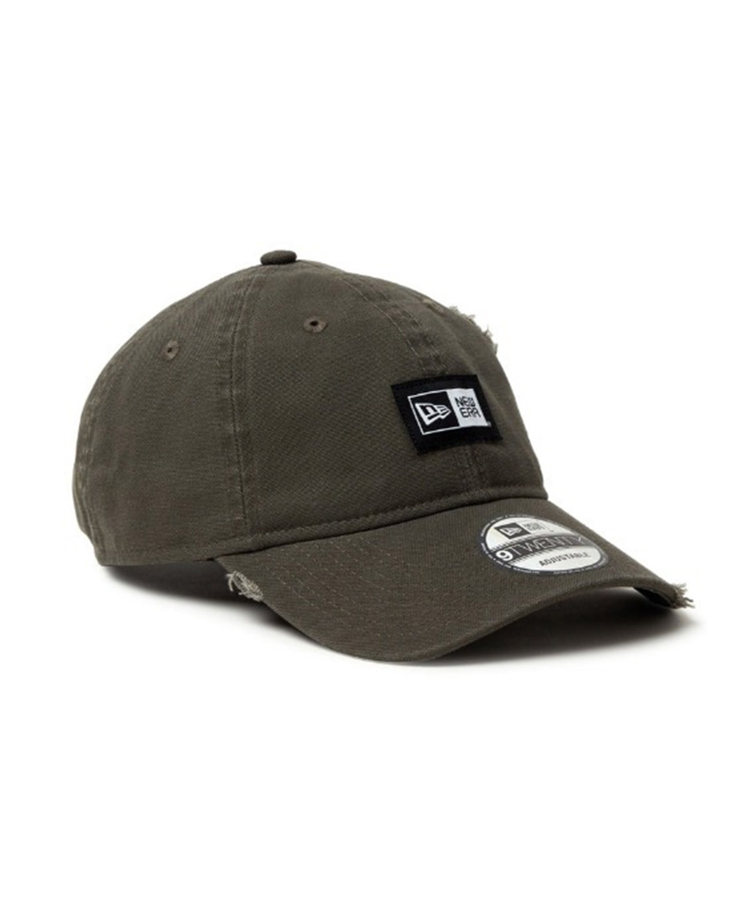 NEW ERA ニューエラ キャップ フリーサイズ 帽子 ロゴ 9TWENTY WASHED DUCK BOX LOGO WP MOS 14388755(MOS-ML)