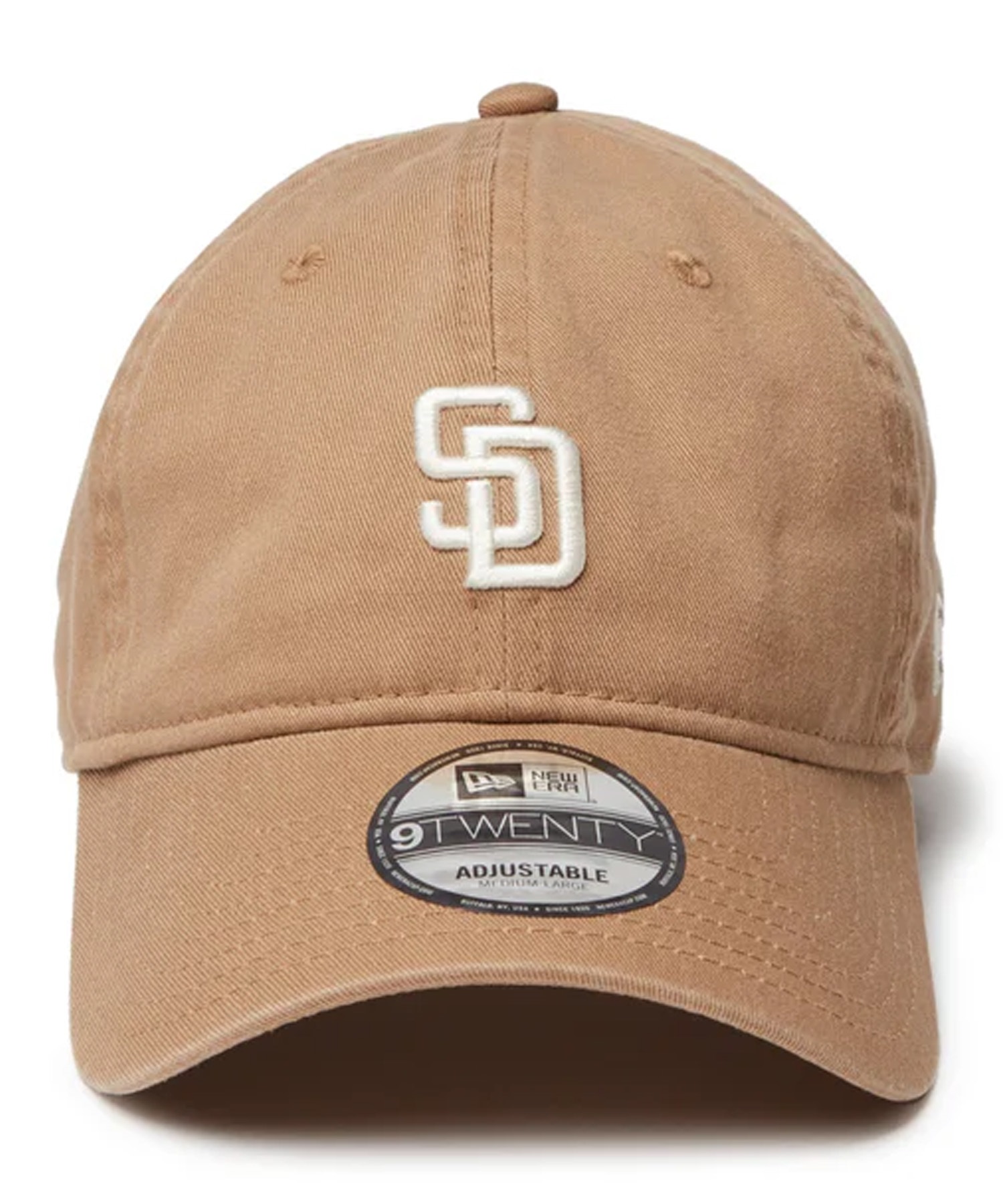 NEW ERA ニューエラ キャップ 帽子 9TWENTY Khaki Sweat Band サンディエゴ・パドレス カーキ カーキスウェットバンド 14388780(KHA-ML)