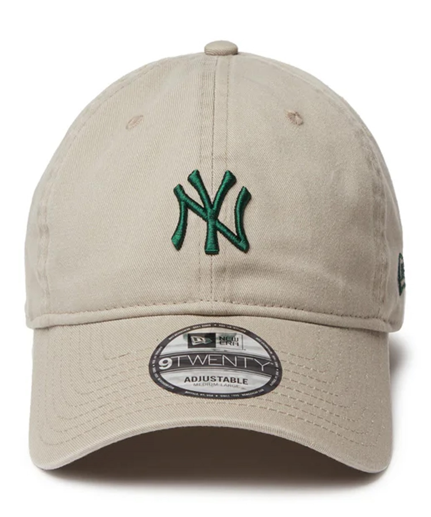 NEW ERA ニューエラ キャップ 帽子 9TWENTY Khaki Sweat Band ニューヨーク・ヤンキース ペブル カーキスウェットバンド 14388781(PBL-ML)