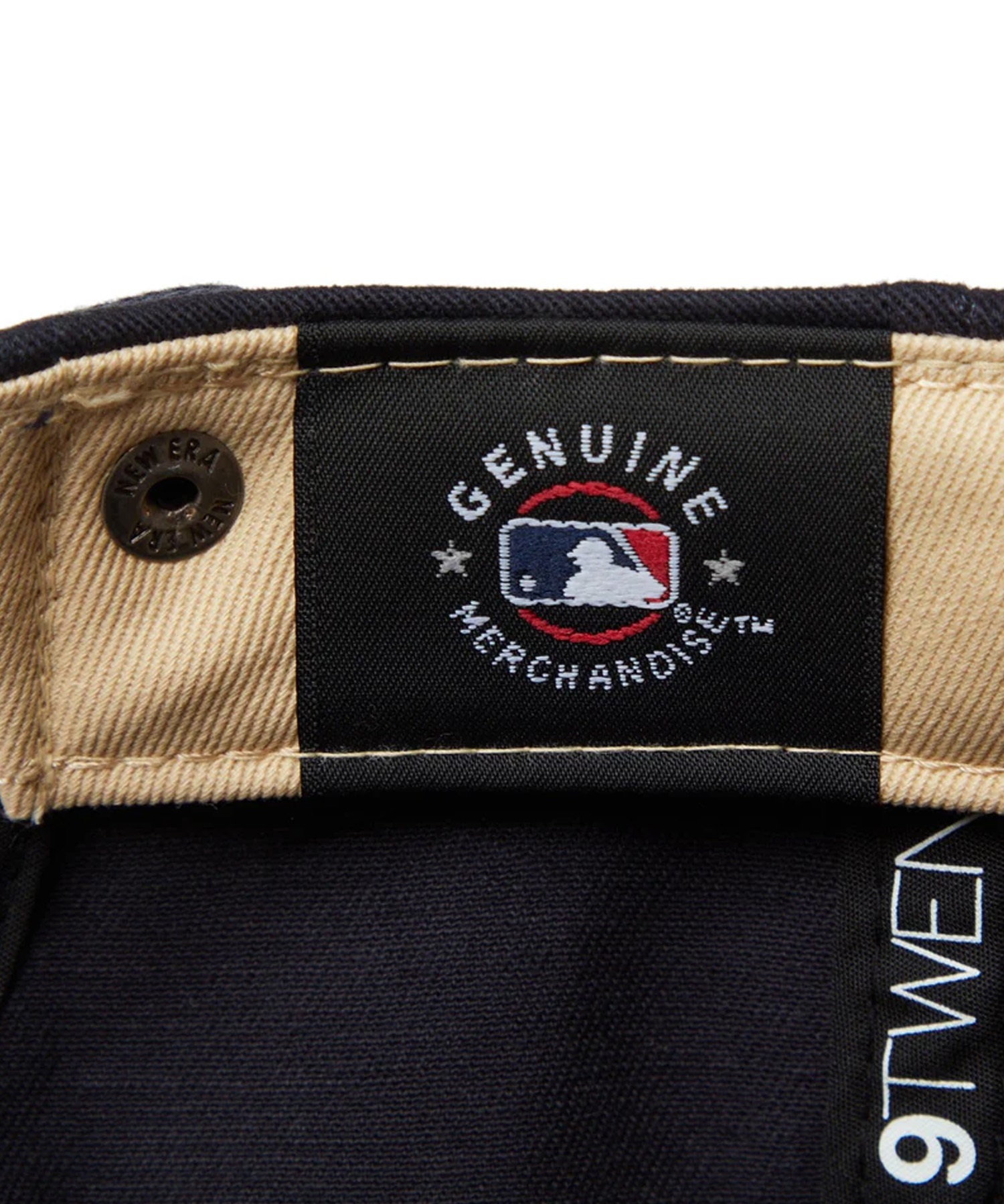NEW ERA ニューエラ キャップ 帽子 9TWENTY Khaki Sweat Band ニューヨーク・ヤンキース ネイビー カーキスウェットバンド 14388782(NVY-ML)