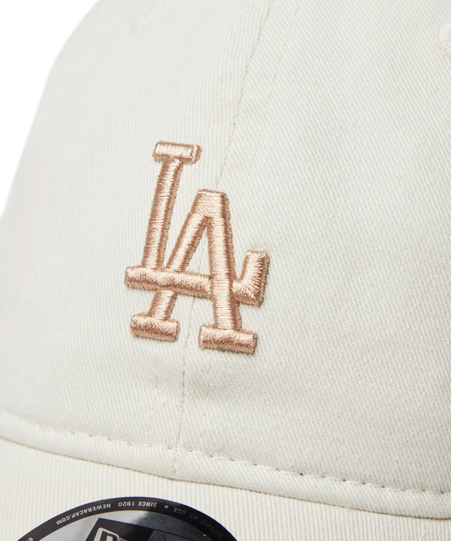 NEW ERA ニューエラ キャップ 帽子 9TWENTY Khaki Sweat Band ロサンゼルス・ドジャース アイボリー カーキスウェットバンド 14388784(IVO-ML)