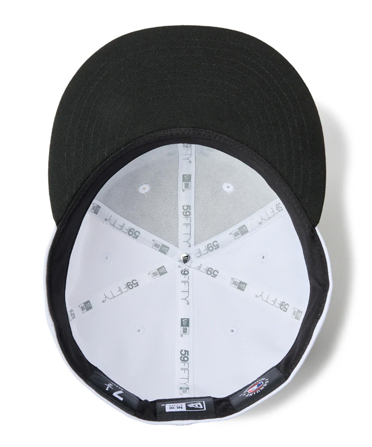 NEW ERA ニューエラ キャップ 帽子 59FIFTY MLB Upside Down ロサンゼルス・ドジャース ホワイト 14388822(WHT-7)
