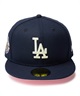 NEW ERA ニューエラ キャップ 帽子 59FIFTY Sakura Pack ロサンゼルス・ドジャース ネイビー 14388829(NVY-7　1/4)
