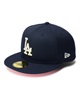 NEW ERA ニューエラ キャップ 帽子 59FIFTY Sakura Pack ロサンゼルス・ドジャース ネイビー 14388829(NVY-7　1/4)
