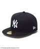 NEW ERA ニューエラ キャップ 帽子 59FIFTY The Met ニューヨーク・ヤンキース ネイビー 14457388(NVY-7　1/8)