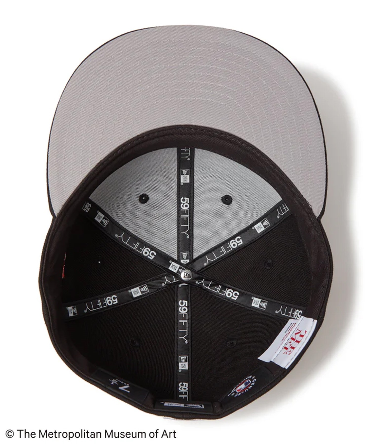 NEW ERA ニューエラ キャップ 帽子 59FIFTY The Met ニューヨーク・メッツ ブラック 14457389(BLK-7　1/8)