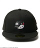 NEW ERA ニューエラ キャップ 帽子 59FIFTY HELLO KITTY ハローキティ キャップ ブラック 14348625(BLK-7)