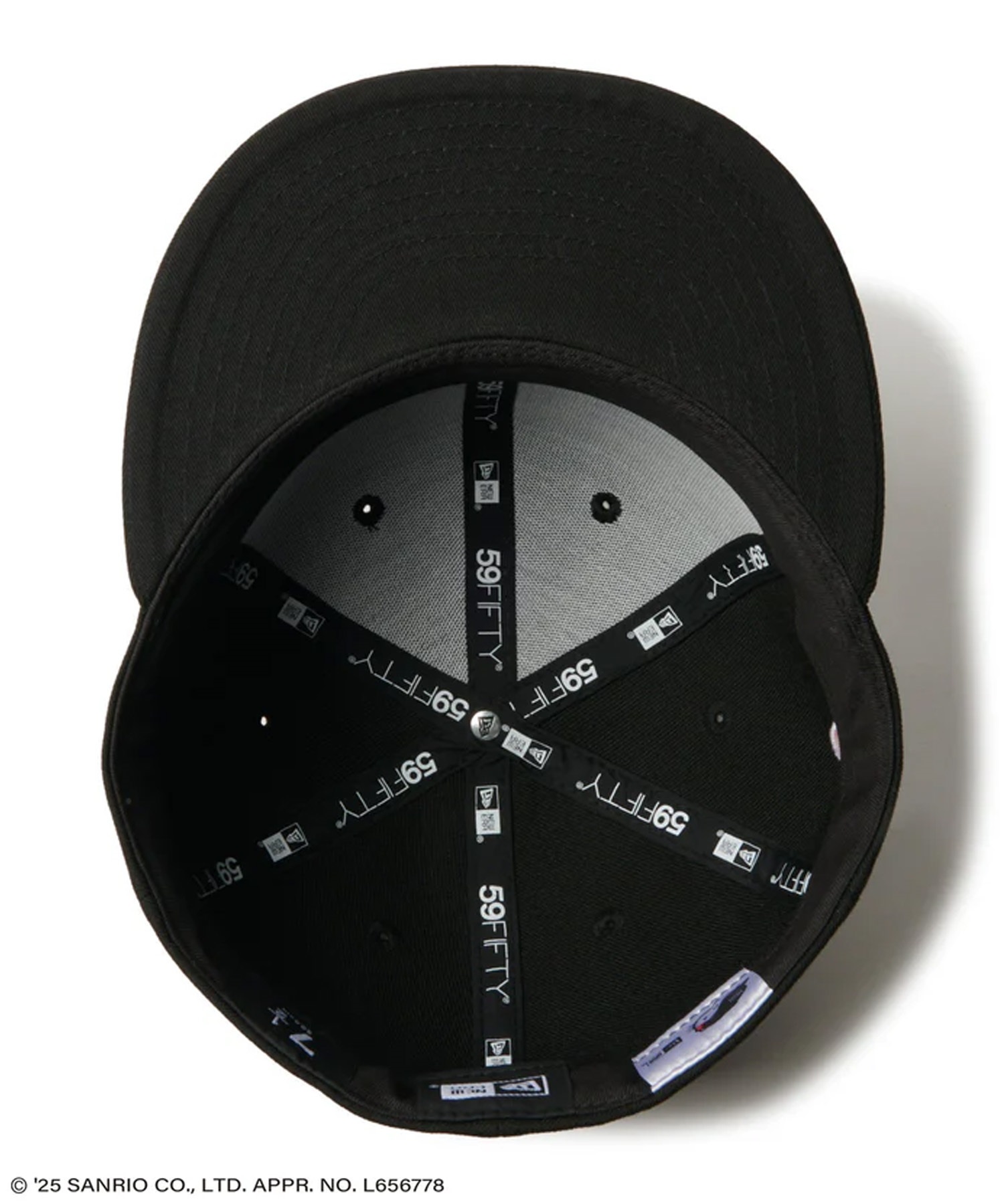 NEW ERA ニューエラ キャップ 帽子 59FIFTY HELLO KITTY ハローキティ リンゴ ブラック 14348626(BLK-7)