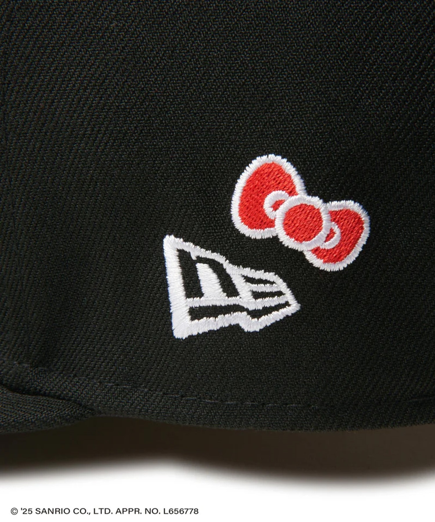 NEW ERA ニューエラ キャップ 帽子 59FIFTY HELLO KITTY ハローキティ リンゴ ブラック 14348626(BLK-7)