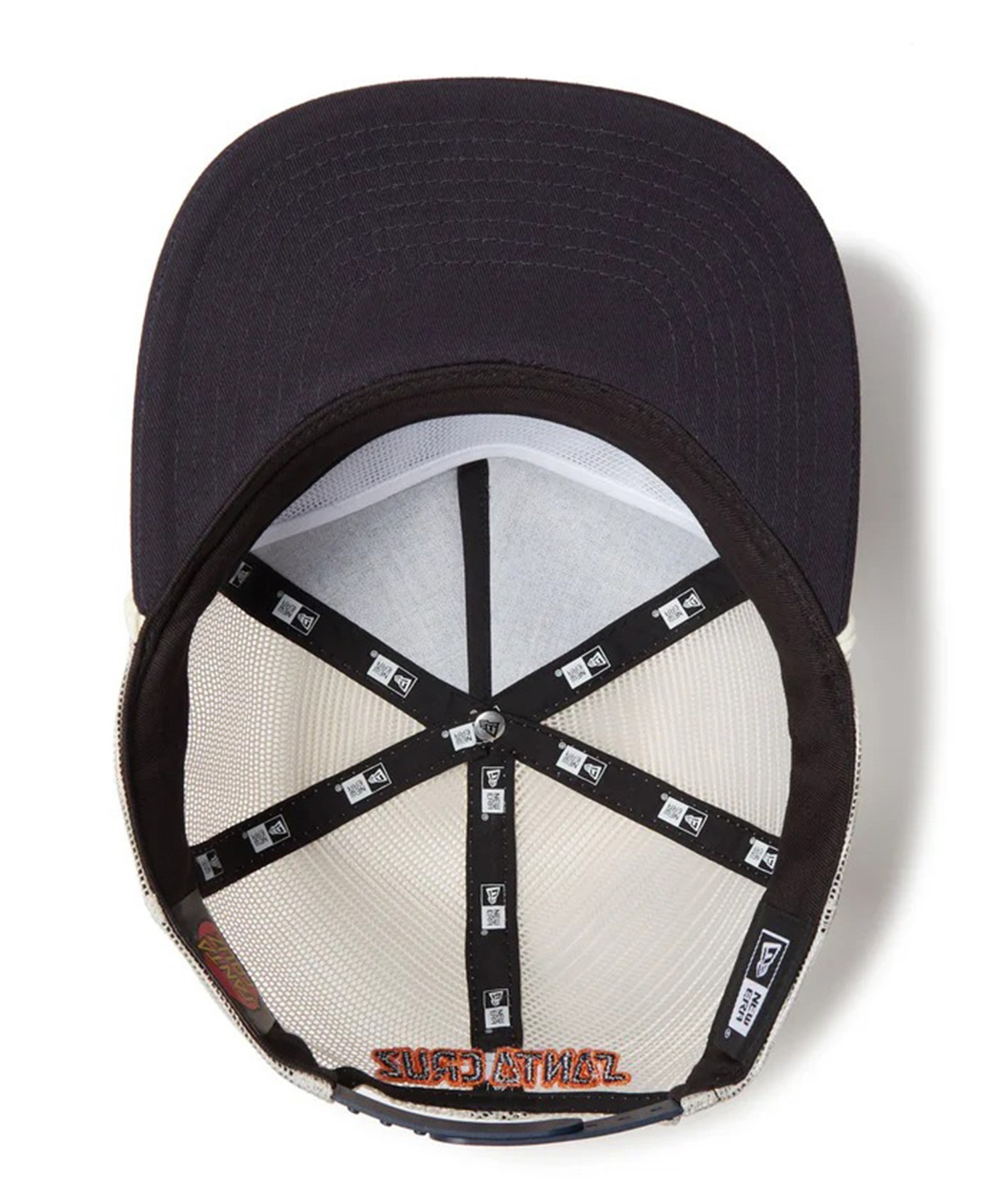 NEW ERA ニューエラ × SANTA CRUZ サンタクルーズ キャップ 帽子 ロゴ メッシュ The Golfer トラッカー チェックロゴ 14384265(NVY-FREE)