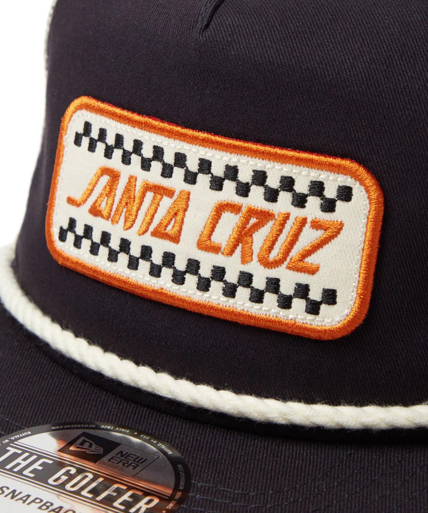 NEW ERA ニューエラ × SANTA CRUZ サンタクルーズ キャップ 帽子 ロゴ メッシュ The Golfer トラッカー チェックロゴ 14384265(NVY-FREE)