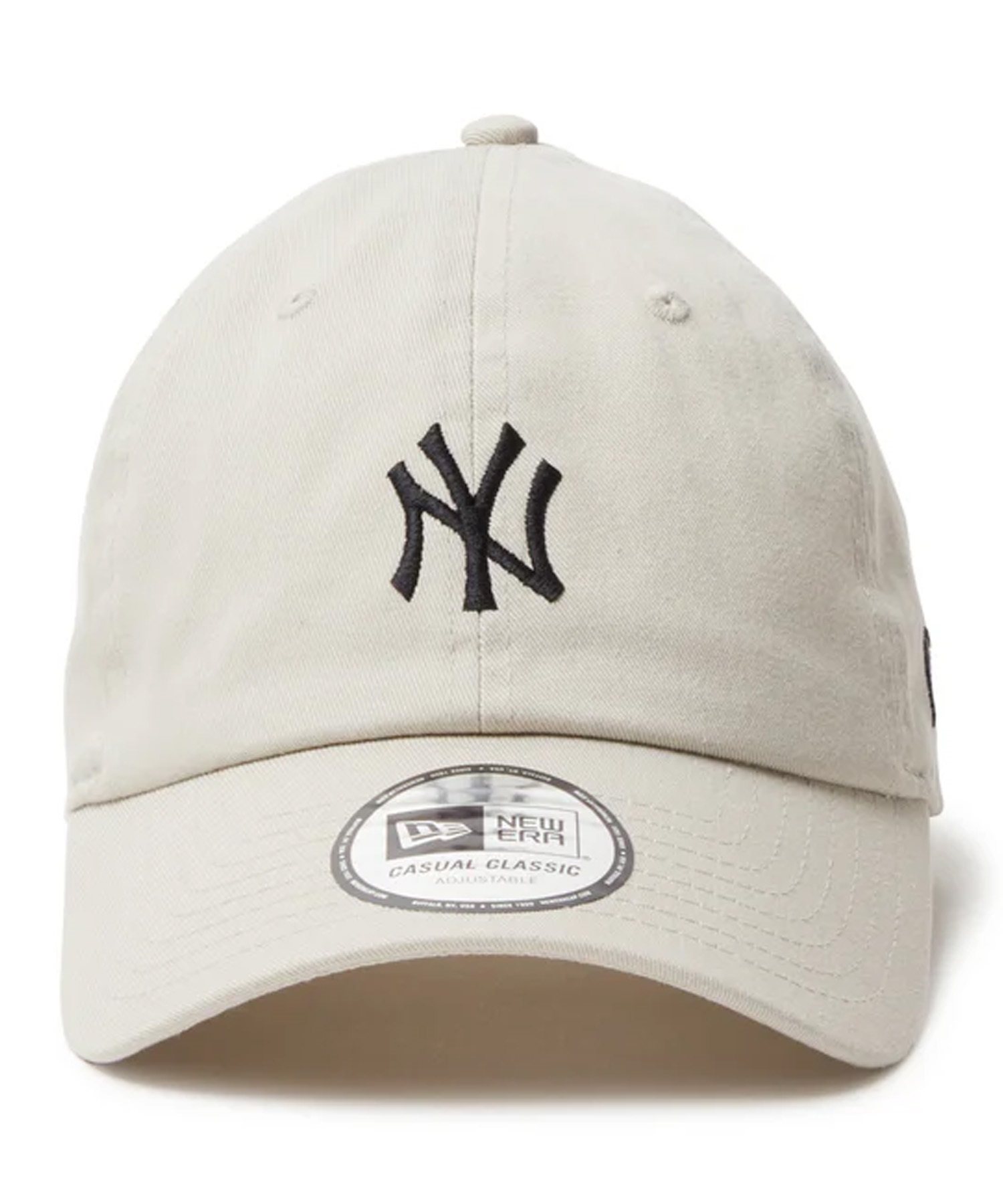 NEW ERA ニューエラ キャップ 帽子 カジュアルクラシック MLB Casual Classic ニューヨーク・ヤンキース ミッドロゴ ストーン 14388453(STO-FREE)