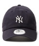 NEW ERA ニューエラ キャップ 帽子 カジュアルクラシック MLB Casual Classic ニューヨーク・ヤンキース ミッドロゴ ネイビー 14388454(NVY-FREE)