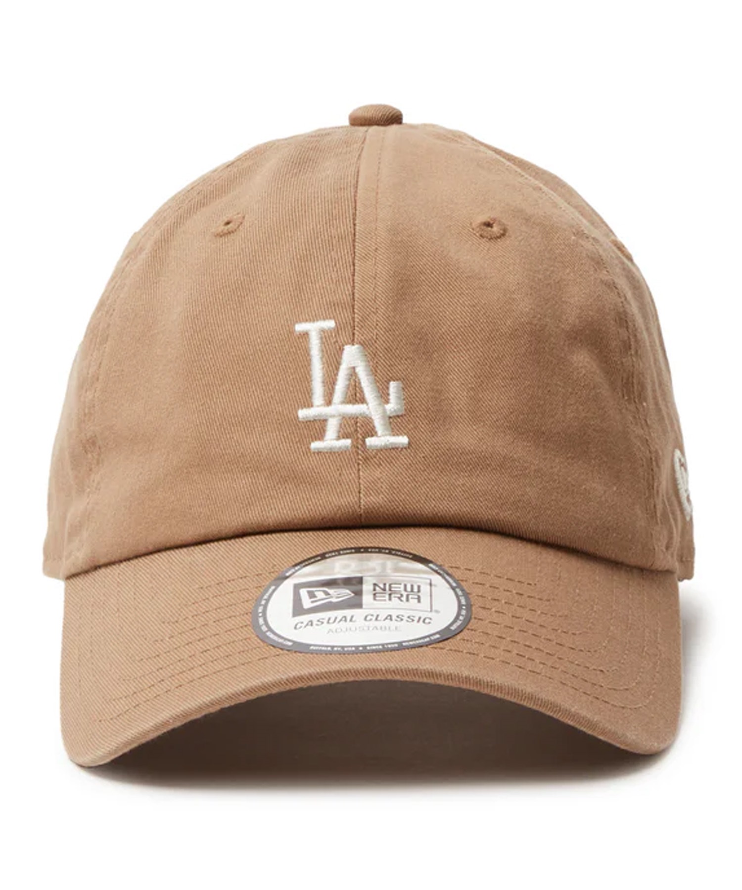 NEW ERA ニューエラ キャップ 帽子 カジュアルクラシック MLB Casual Classic ロサンゼルス・ドジャース ミッドロゴ カーキ 14388455(KHA-FREE)