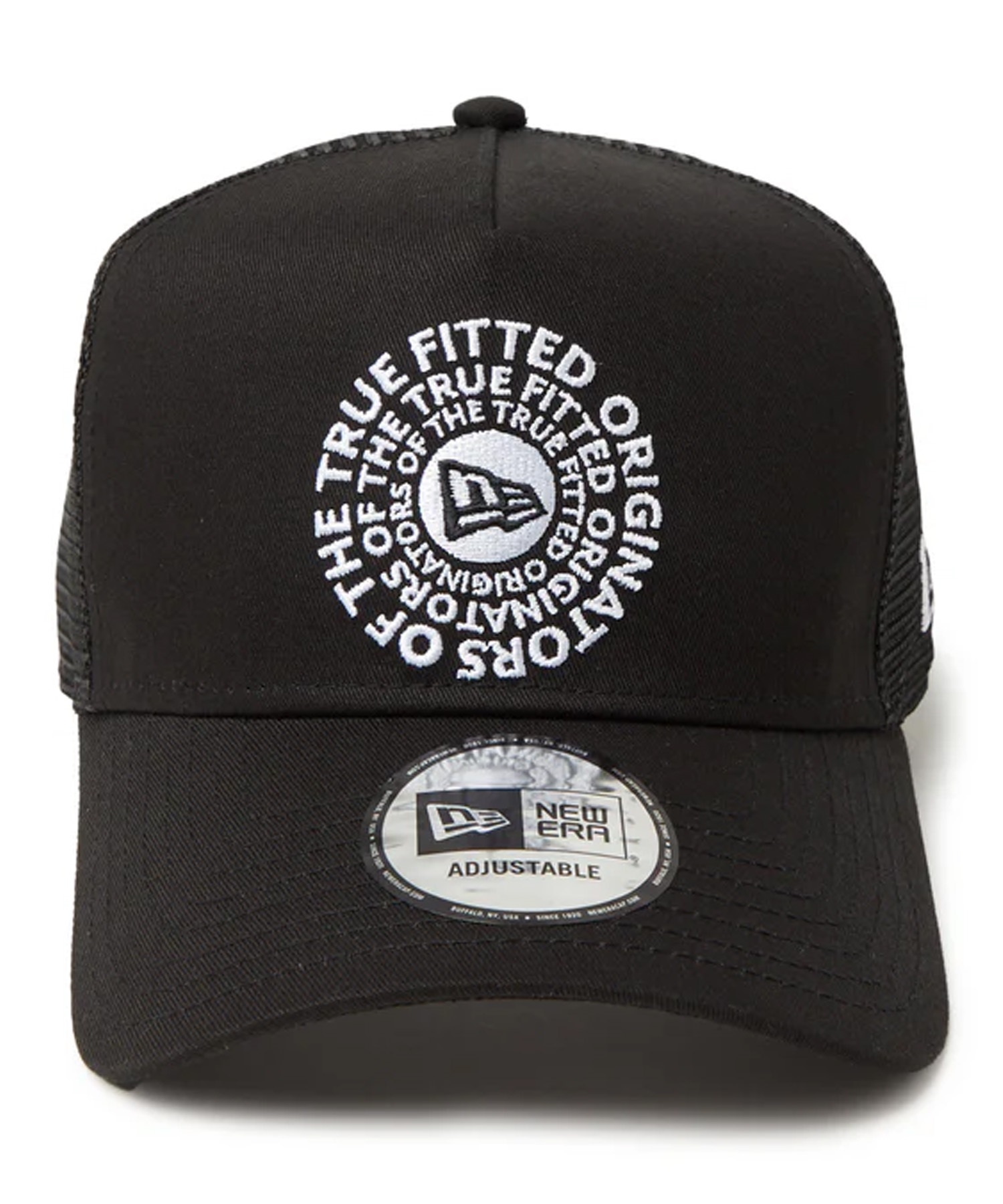 NEW ERA ☆ 9FORTY A-Frame Snapback ブラック キャップ 9forty-a-frame-metal-flag-logo