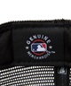 NEW ERA ニューエラ キャップ 帽子 9FORTY A-Frame トラッカー MLB Typewriter ロサンゼルス・ドジャース ブラック クロームホワイト 14388615(BLK-FREE)