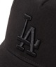 NEW ERA ニューエラ キャップ 帽子 9FORTY A-Frame トラッカー Damaged Series ロサンゼルス・ドジャース ブラック 14388620(BLK-FREE)