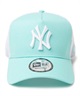 NEW ERA ニューエラ キャップ 帽子 9FORTY A-Frame トラッカー MLB Mesh Embroidery ニューヨーク・ヤンキース ブルーティント/ホワイト 14388627(BTNT-FREE)