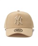 NEW ERA ニューエラ キャップ ロゴ 帽子 9FORTY A-Frame Pancakes ニューヨーク・ヤンキース タン 14388665(TAN-FREE)