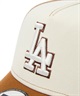 NEW ERA ニューエラ キャップ ロゴ 帽子 9FORTY A-Frame Pancakes ロサンゼルス・ドジャース トーステッドピーナッツ ワインコーク カーキバイザー 14388666(TAU-FREE)