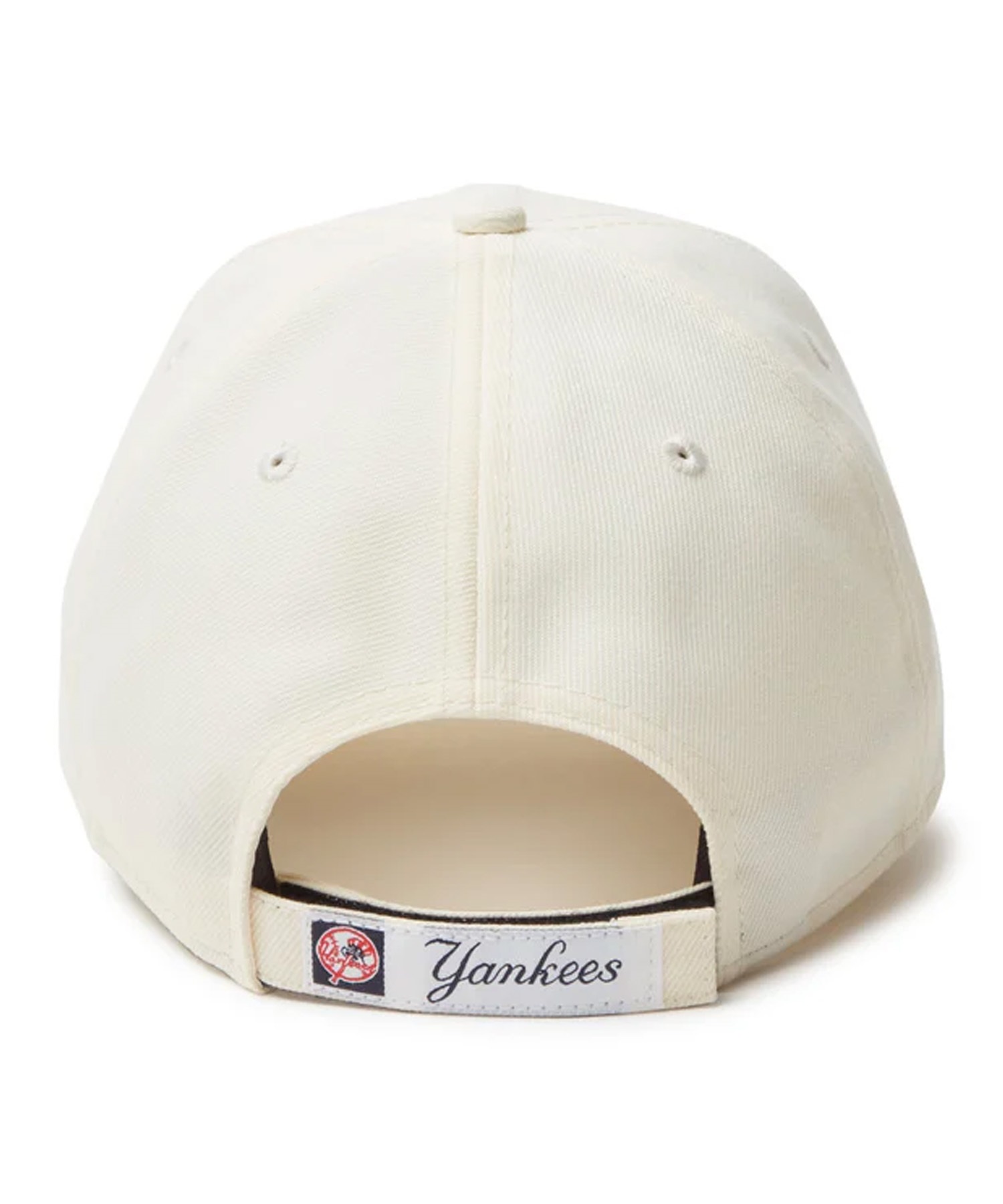 NEW ERA ニューエラ キャップ 帽子 9FORTY MLB Woven Label ニューヨーク・ヤンキース クロームホワイト 14388676(CHR-FREE)