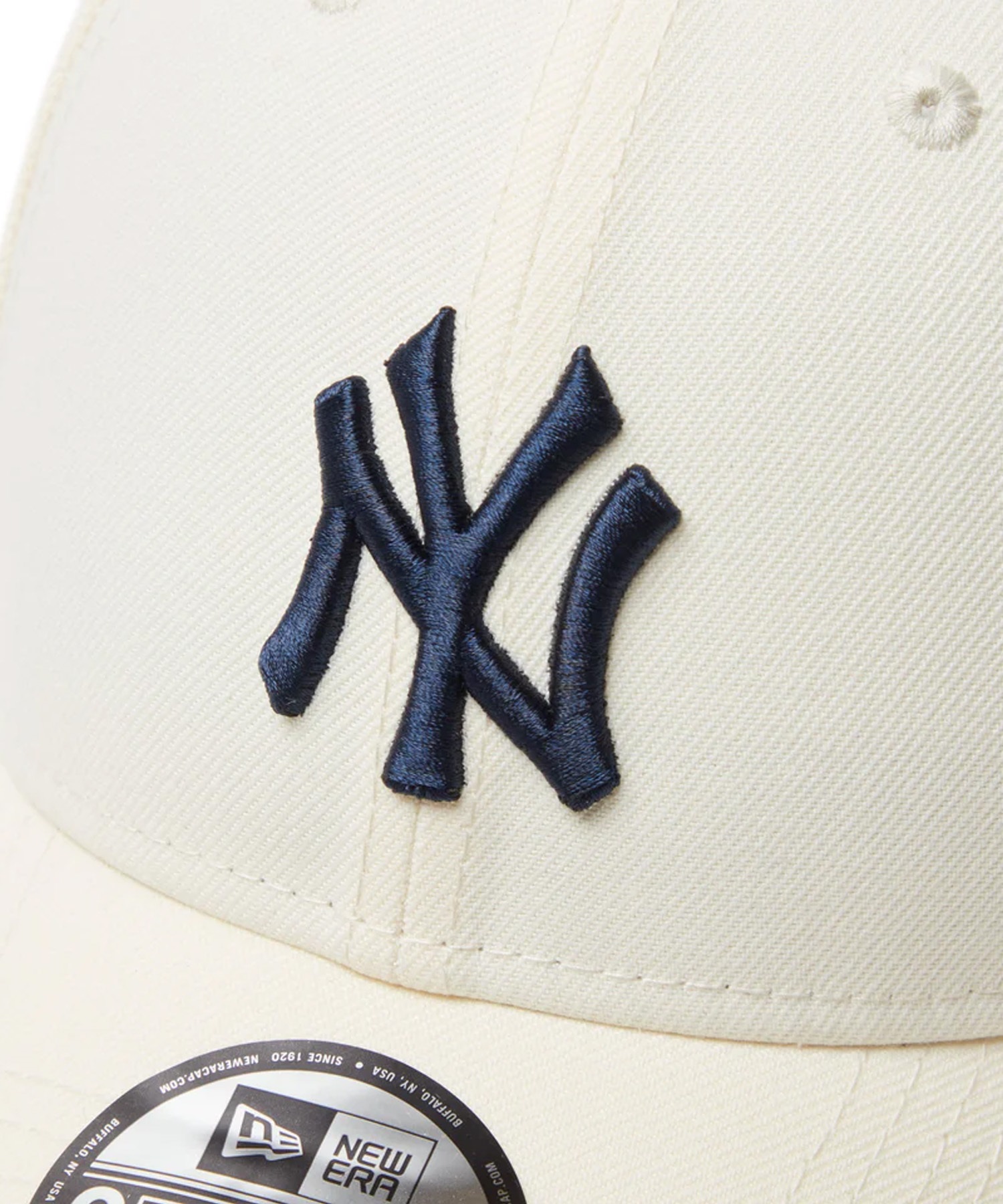 NEW ERA ニューエラ キャップ 帽子 9FORTY MLB Woven Label ニューヨーク・ヤンキース クロームホワイト 14388676(CHR-FREE)