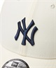 NEW ERA ニューエラ キャップ 帽子 9FORTY MLB Woven Label ニューヨーク・ヤンキース クロームホワイト 14388676(CHR-FREE)