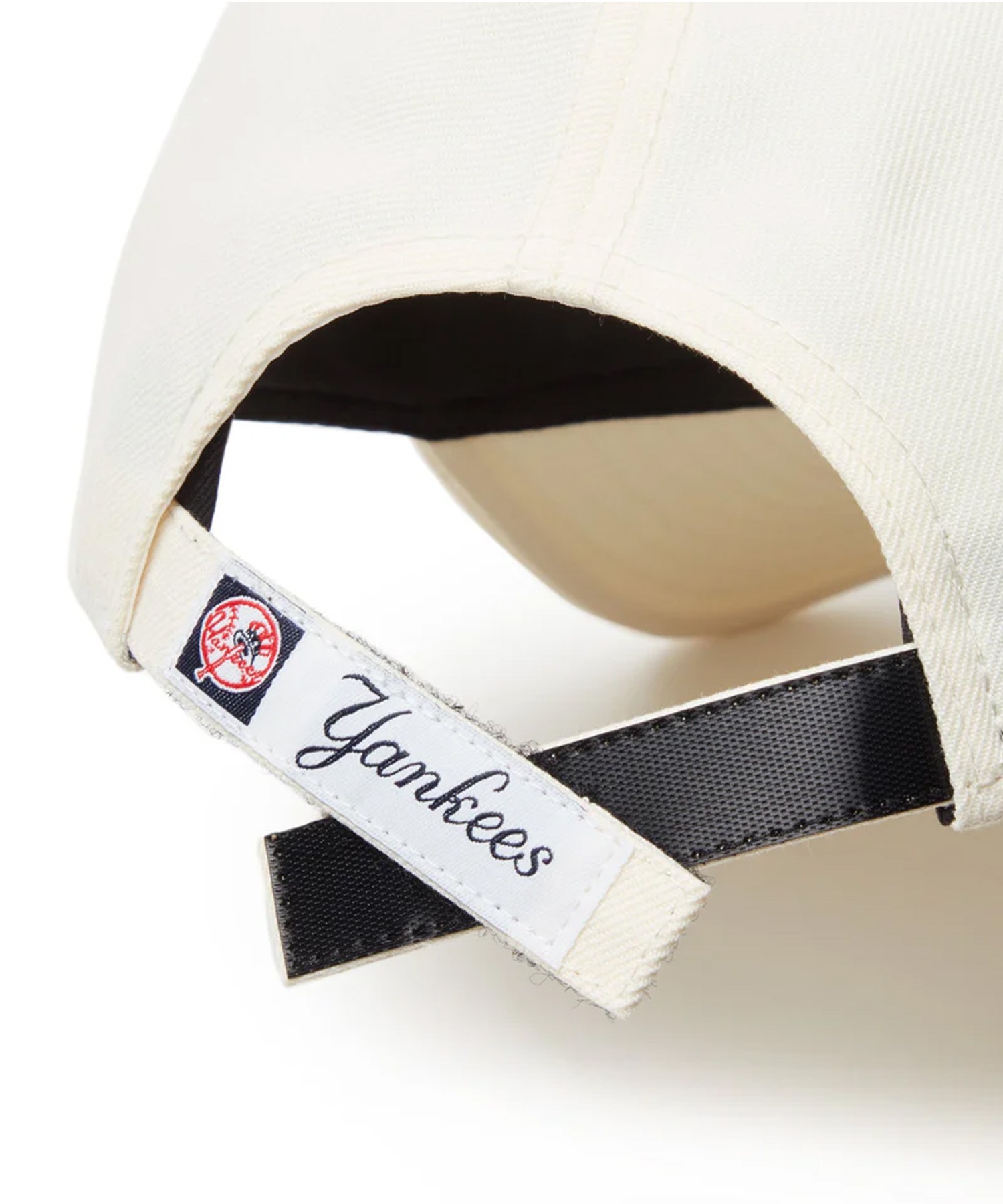 NEW ERA ニューエラ キャップ 帽子 9FORTY MLB Woven Label ニューヨーク・ヤンキース クロームホワイト 14388676(CHR-FREE)