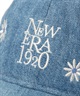 NEW ERA ニューエラ キャップ 帽子 9TWENTY Flower Embroidery NEW ERA 1920 ネイビー 14388741(NVY-ML)