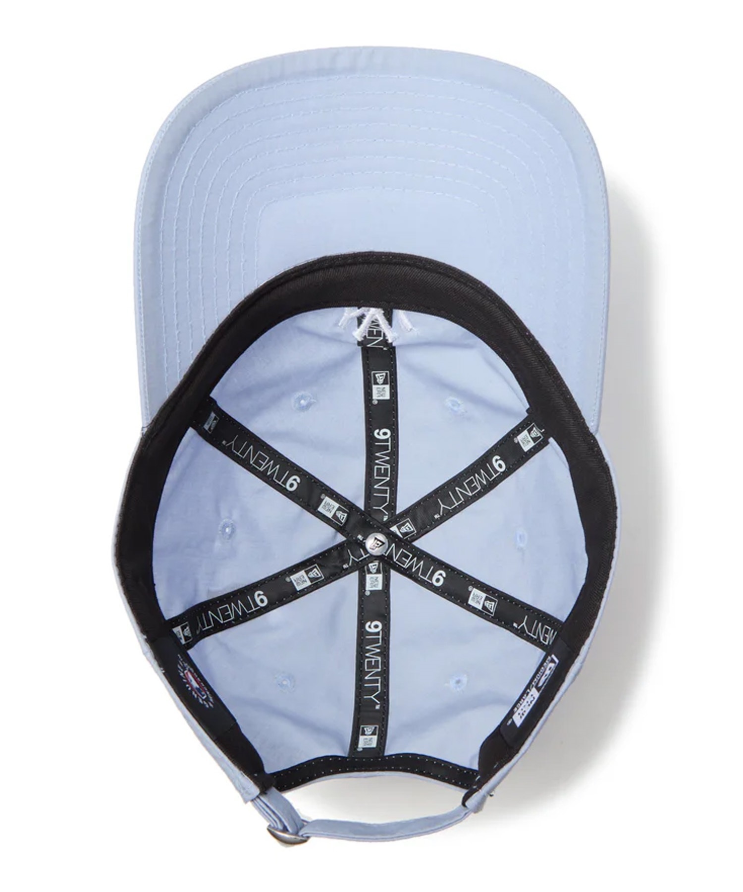 NEW ERA ニューエラ キャップ 帽子 9TWENTY MLB Typewriter ニューヨーク・ヤンキース スカイブルー 14388770(SBLU-ML)