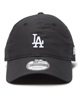 NEW ERA ニューエラ キャップ 帽子 9TWENTY MLB Typewriter ロサンゼルス・ドジャース ブラック 14388773(BLK-ML)