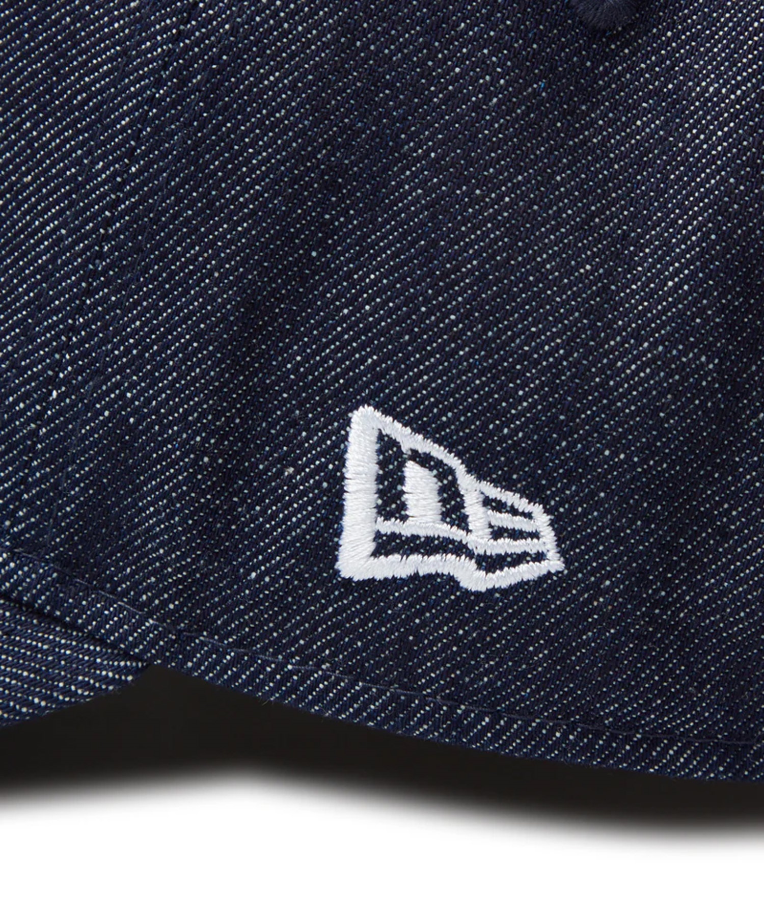 [ JEANS] リニアロゴ入りデニムキャップ HIGHER（ハイアー） 別注 セルヴィッチデニムキャップ