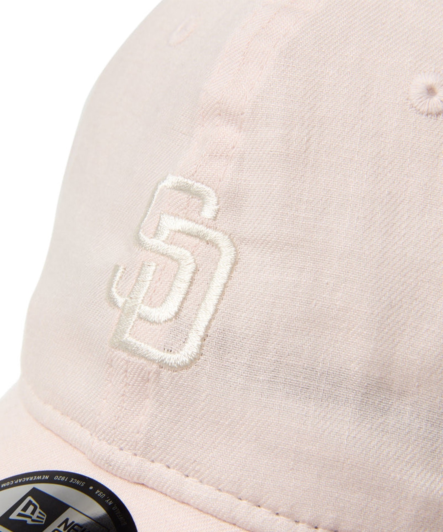 NEW ERA ニューエラ キャップ 帽子 9TWENTY Cotton Flax サンディエゴ・パドレス スモークピンク 14388799(SPNK-ML)