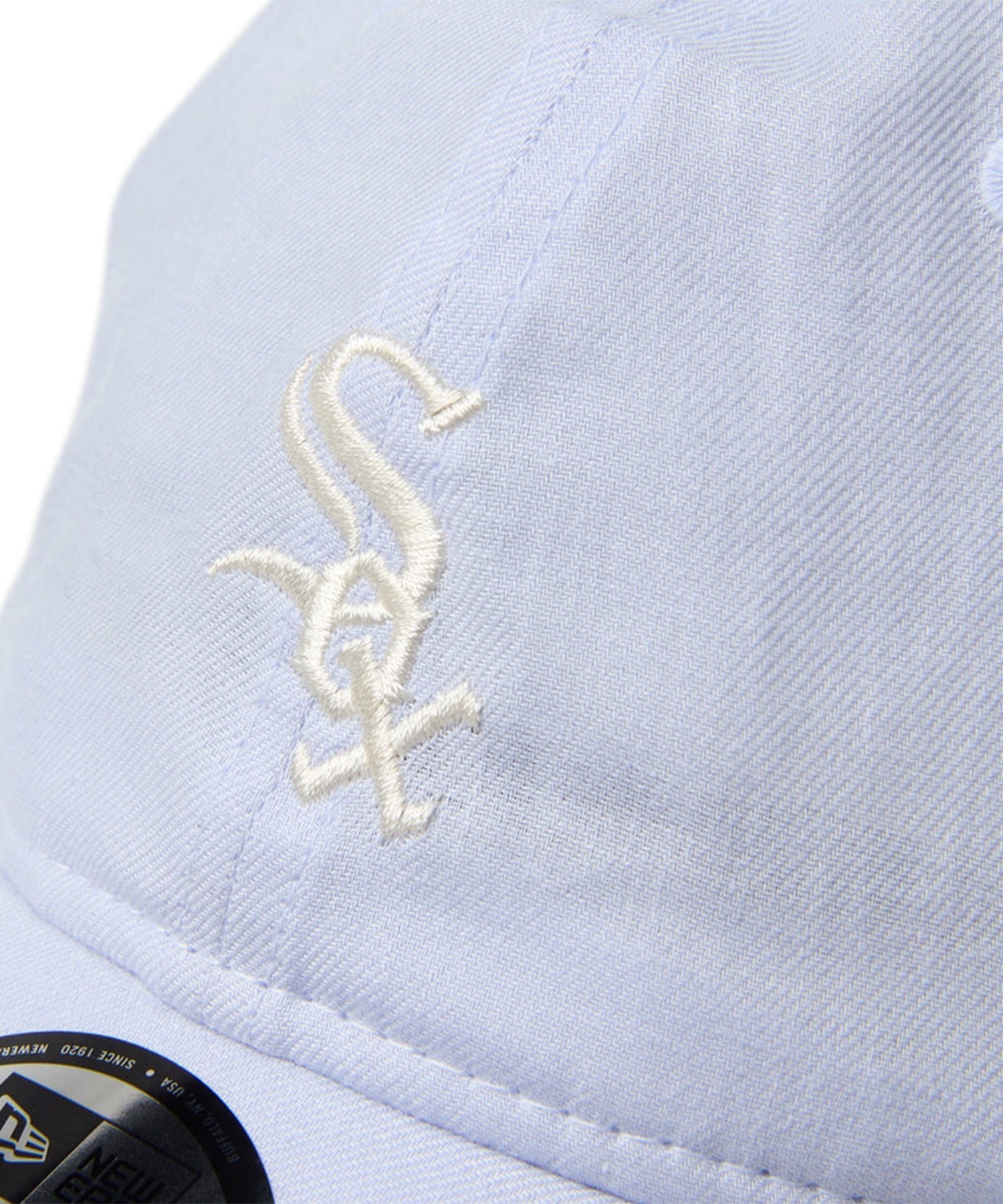 NEW ERA ニューエラ キャップ 帽子 9TWENTY Cotton Flax シカゴ・ホワイトソックス サックスブルー 14388802(SBLU-ML)