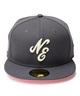 NEW ERA ニューエラ キャップ 帽子 59FIFTY Sakura Pack Classic Logo グラファイト 14388830(GRA-7　1/4)