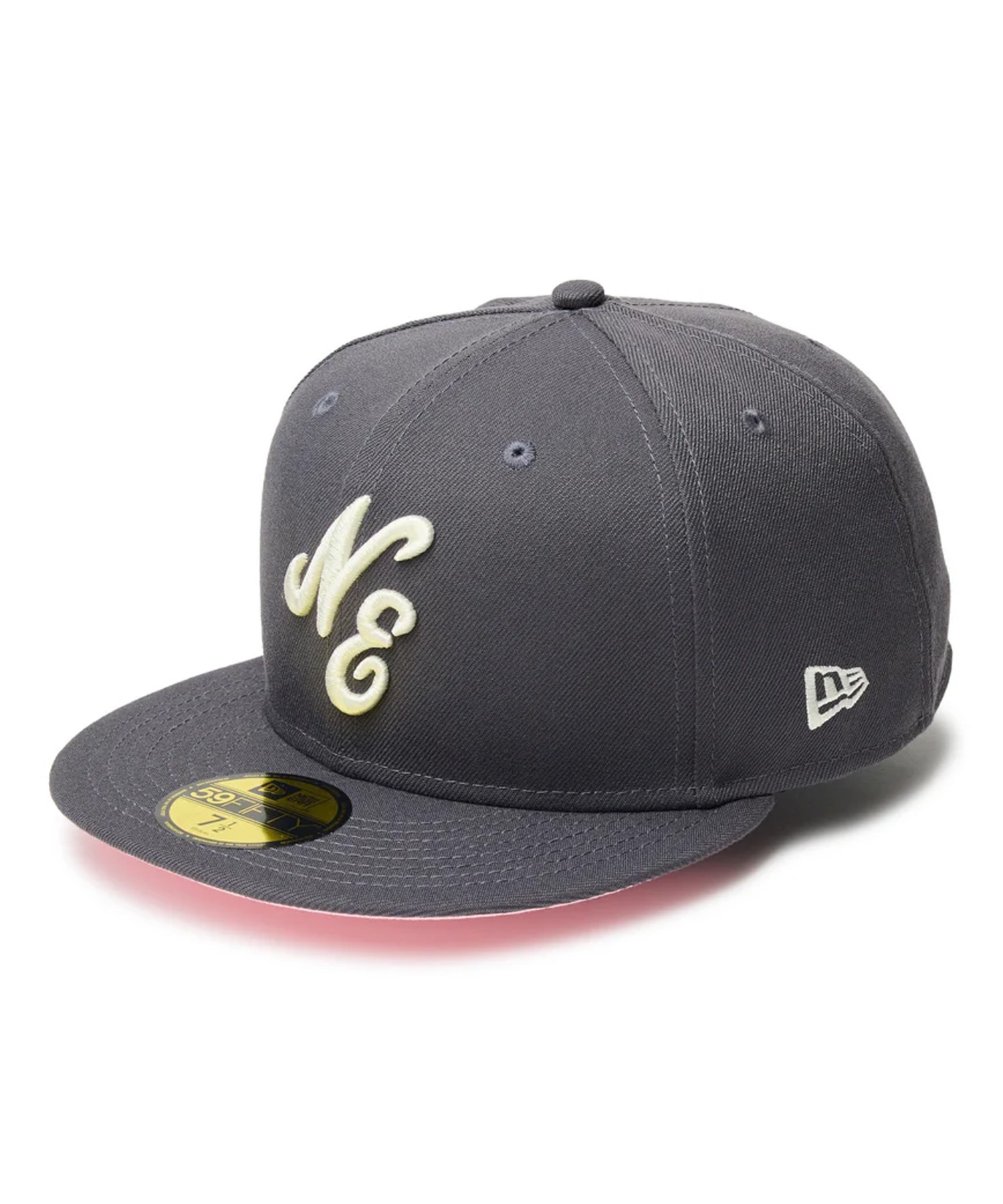 NEW ERA ニューエラ キャップ 帽子 59FIFTY Sakura Pack Classic Logo グラファイト 14388830(GRA-7　1/4)