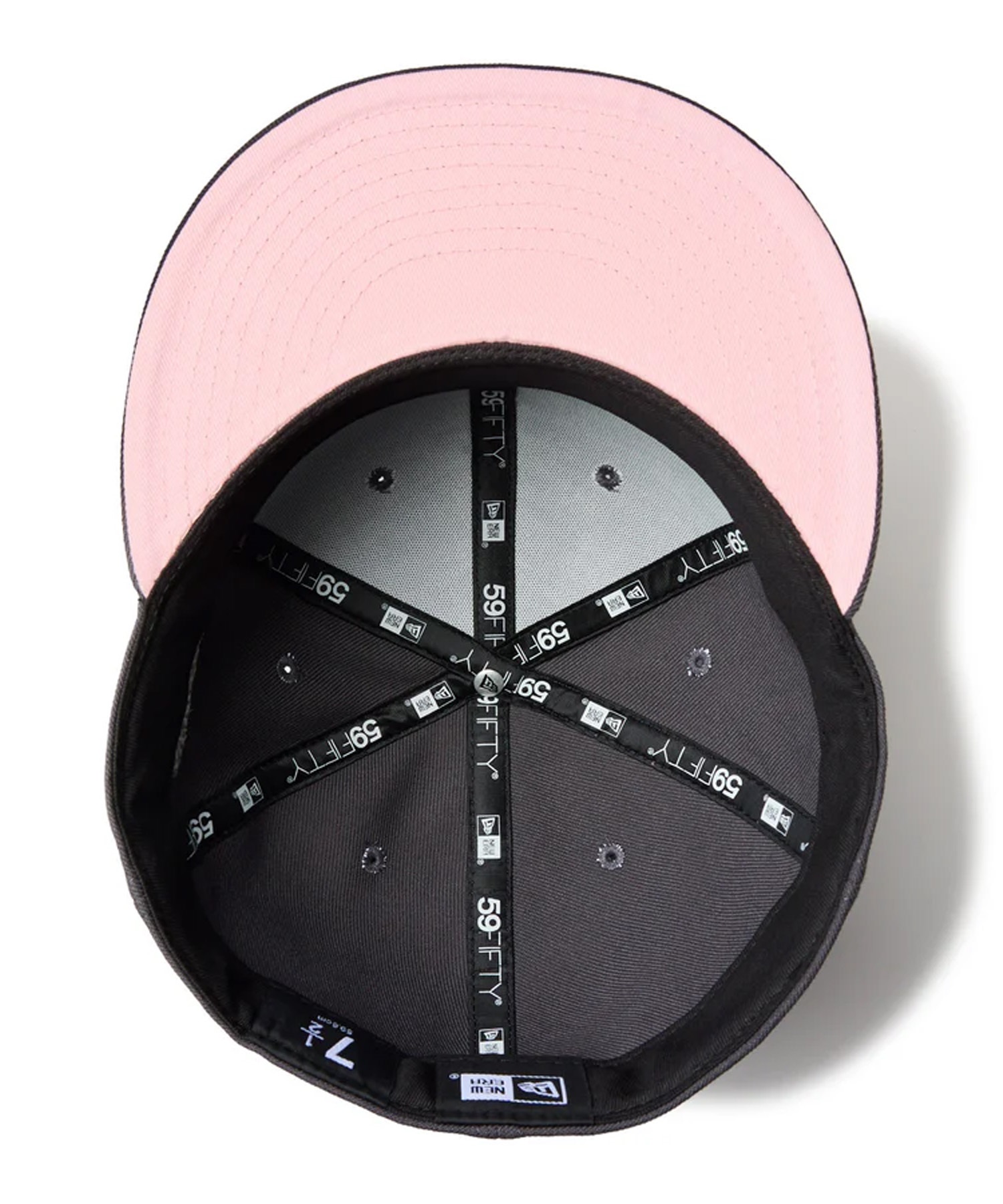 NEW ERA ニューエラ キャップ 帽子 59FIFTY Sakura Pack Classic Logo グラファイト 14388830(GRA-7　1/4)