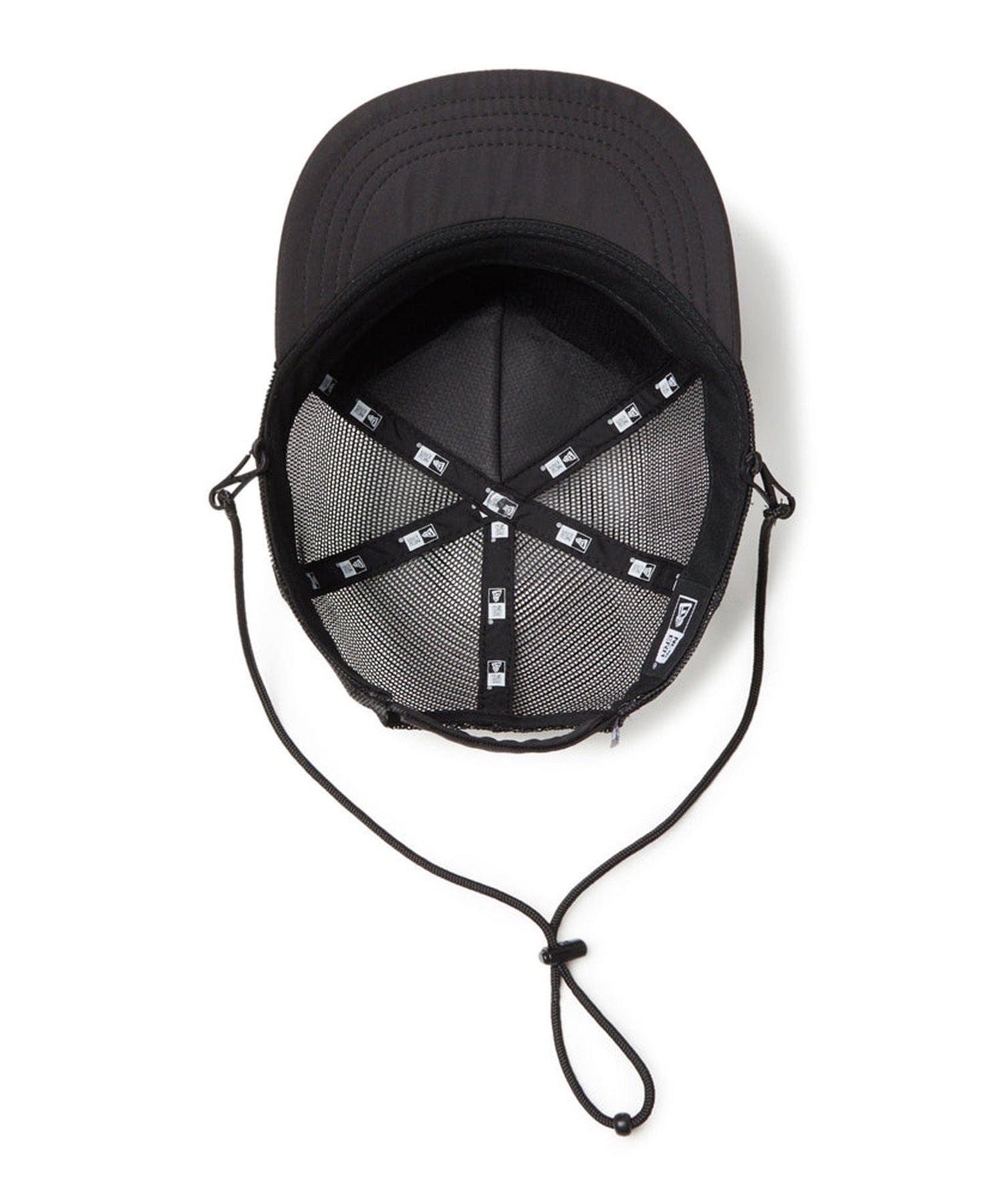 NEW ERA ニューエラ キャップ UVカット 9FORTY A-Frame トラッカー ショートバイザー Utility Collection Tech Surf 14392232(BLK-FREE)