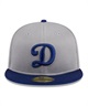 NEW ERA ニューエラ キャップ 帽子 59FIFTY 2025 MLB Batting Practice ロサンゼルス・ドジャース ロード グレー 14459837(MULTI-7　1/4)