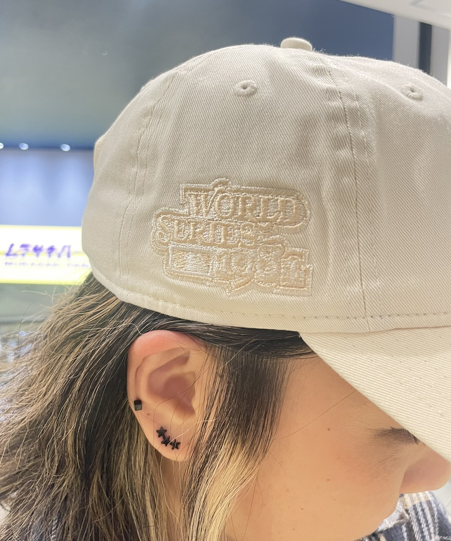 レア【ニューエラ×ドジャース】ハート ボール 刺繍LA キャップ アイボリー NEW ERA/ニューエラ 9TWENTY BALL HEART キャップ ロサンゼルス