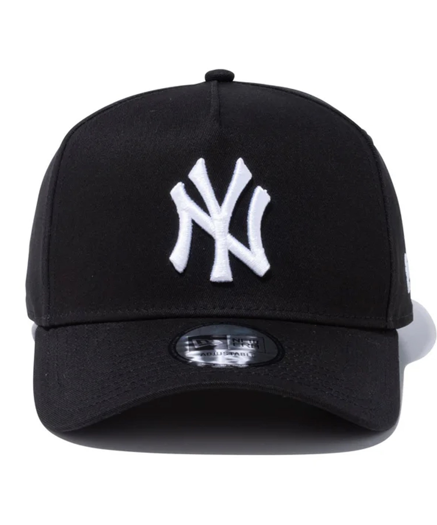 NEW ERA ニューエラ キャップ 帽子 9FORTY A-Frame ニューヨーク・ヤンキース ブラック × ホワイト 14525036(WHT-FREE)
