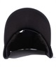 NEW ERA ニューエラ キャップ 帽子 9TWENTY ロングバイザー ノンウォッシュコットン ベーシック ブラック × ホワイト 14525072(BLK-SM)