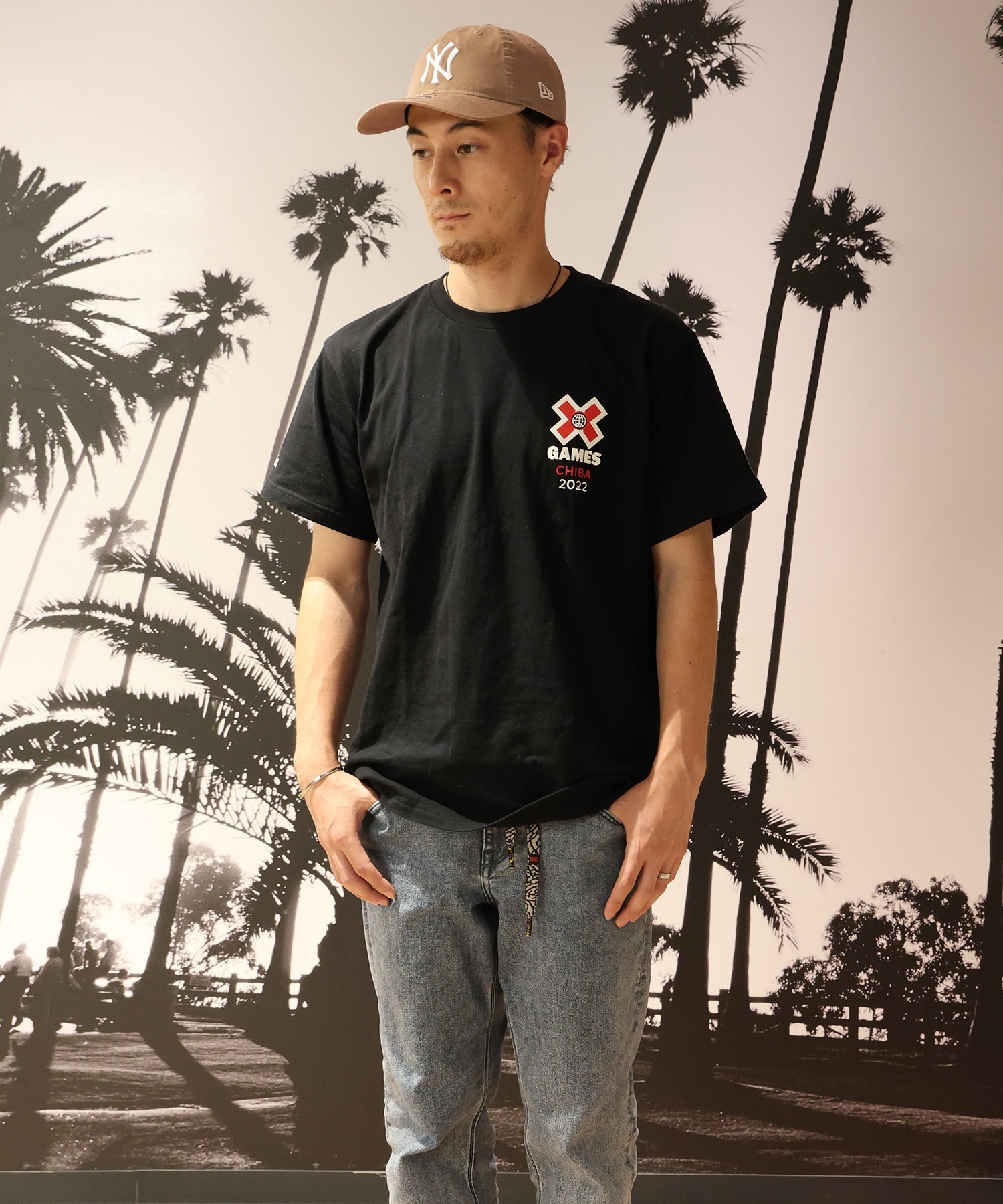NEW ERA ニューエラ キャップ 帽子 9TWENTY ニューヨーク・ヤンキース ウォッシュドコットン カーキ × ホワイト 14525113(WHT-ML)