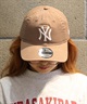 NEW ERA ニューエラ キャップ 帽子 9TWENTY ニューヨーク・ヤンキース ウォッシュドコットン カーキ × ホワイト 14525113(WHT-ML)