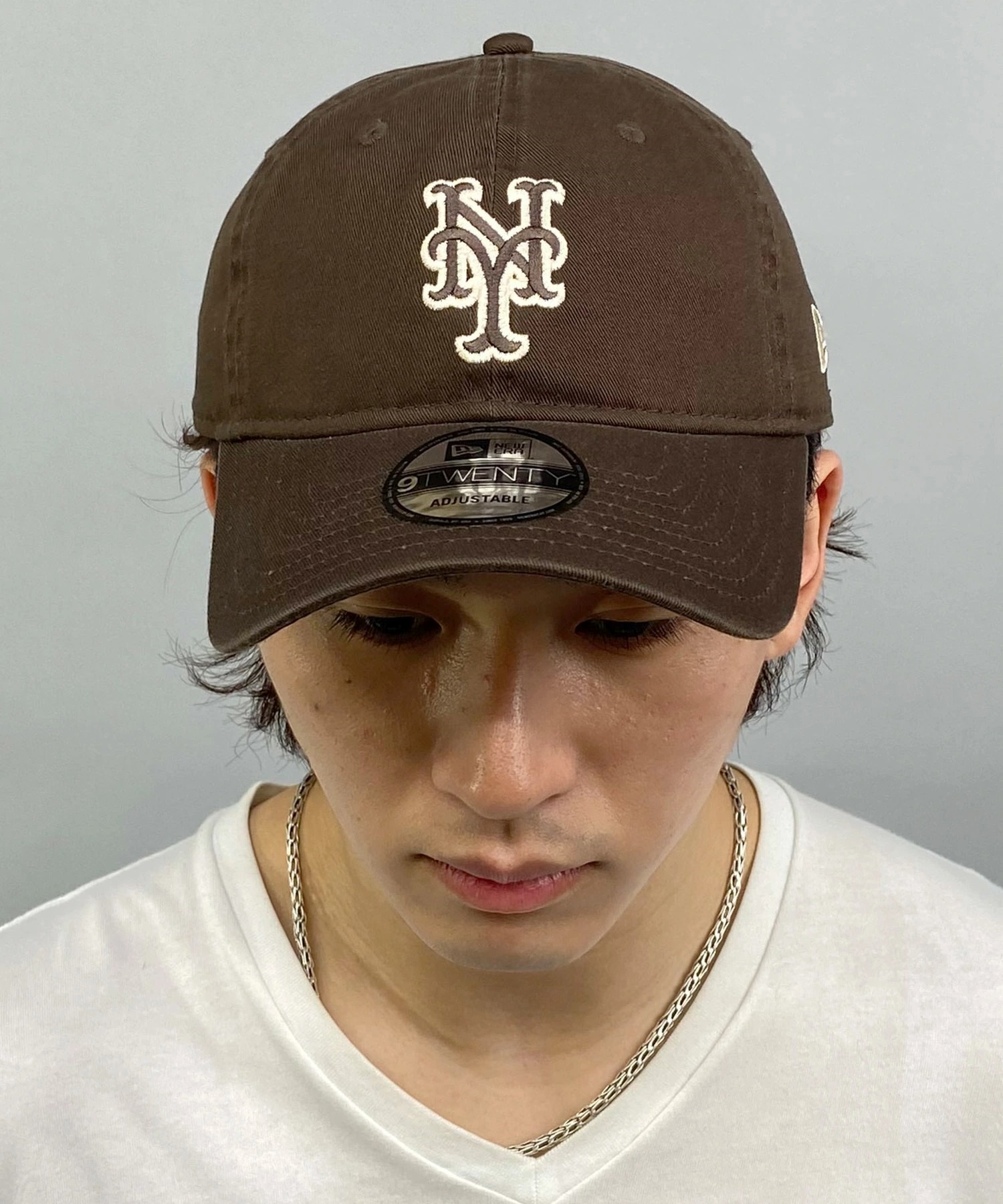 NEW ERA ニューエラ キャップ 帽子 9TWENTY ニューヨーク・メッツ ウォルナット 14720935 ムラサキスポーツ限定(WAL-ML)