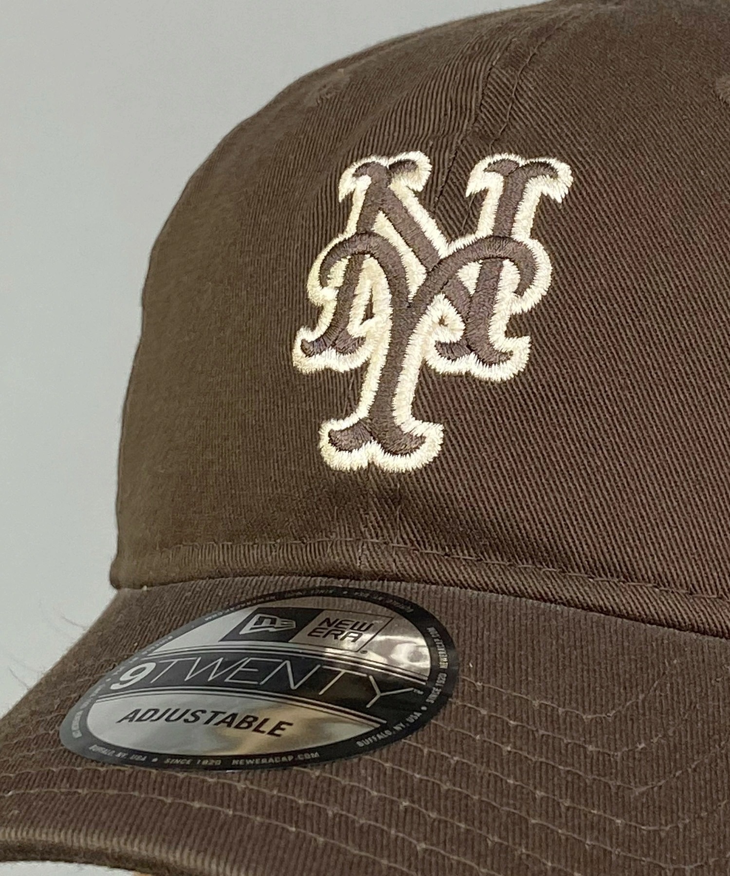 NEW ERA ニューエラ キャップ 帽子 9TWENTY ニューヨーク・メッツ ウォルナット 14720935 ムラサキスポーツ限定(WAL-ML)