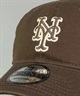 NEW ERA ニューエラ キャップ 帽子 9TWENTY ニューヨーク・メッツ ウォルナット 14720935 ムラサキスポーツ限定(WAL-ML)