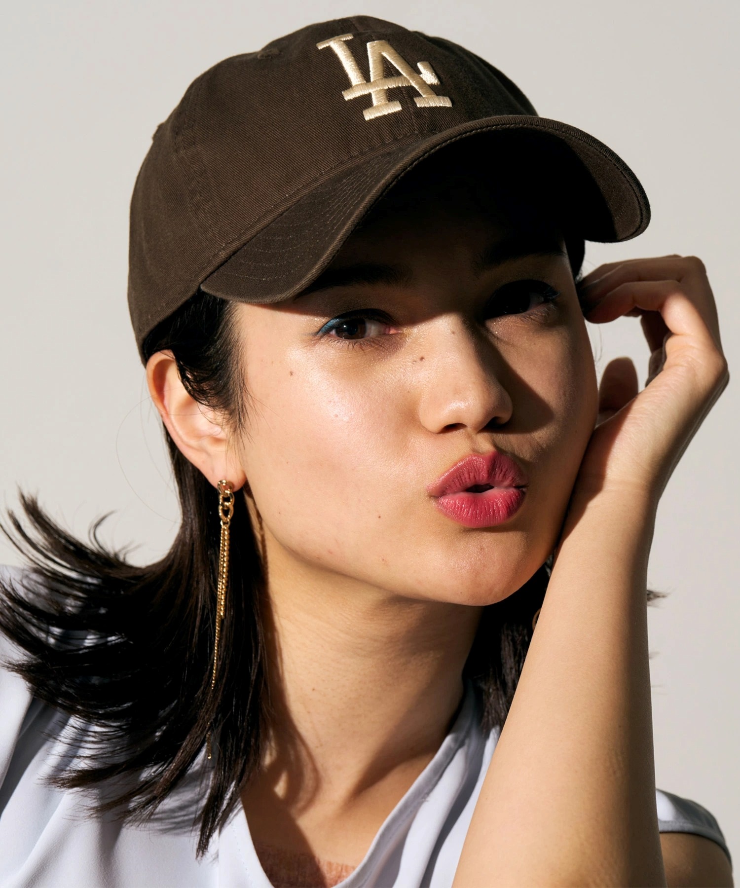 NEW ERA ニューエラ キャップ 帽子 9TWENTY ロサンゼルス・ドジャース ウォルナット 14720937 ムラサキスポーツ限定(WAL-ML)
