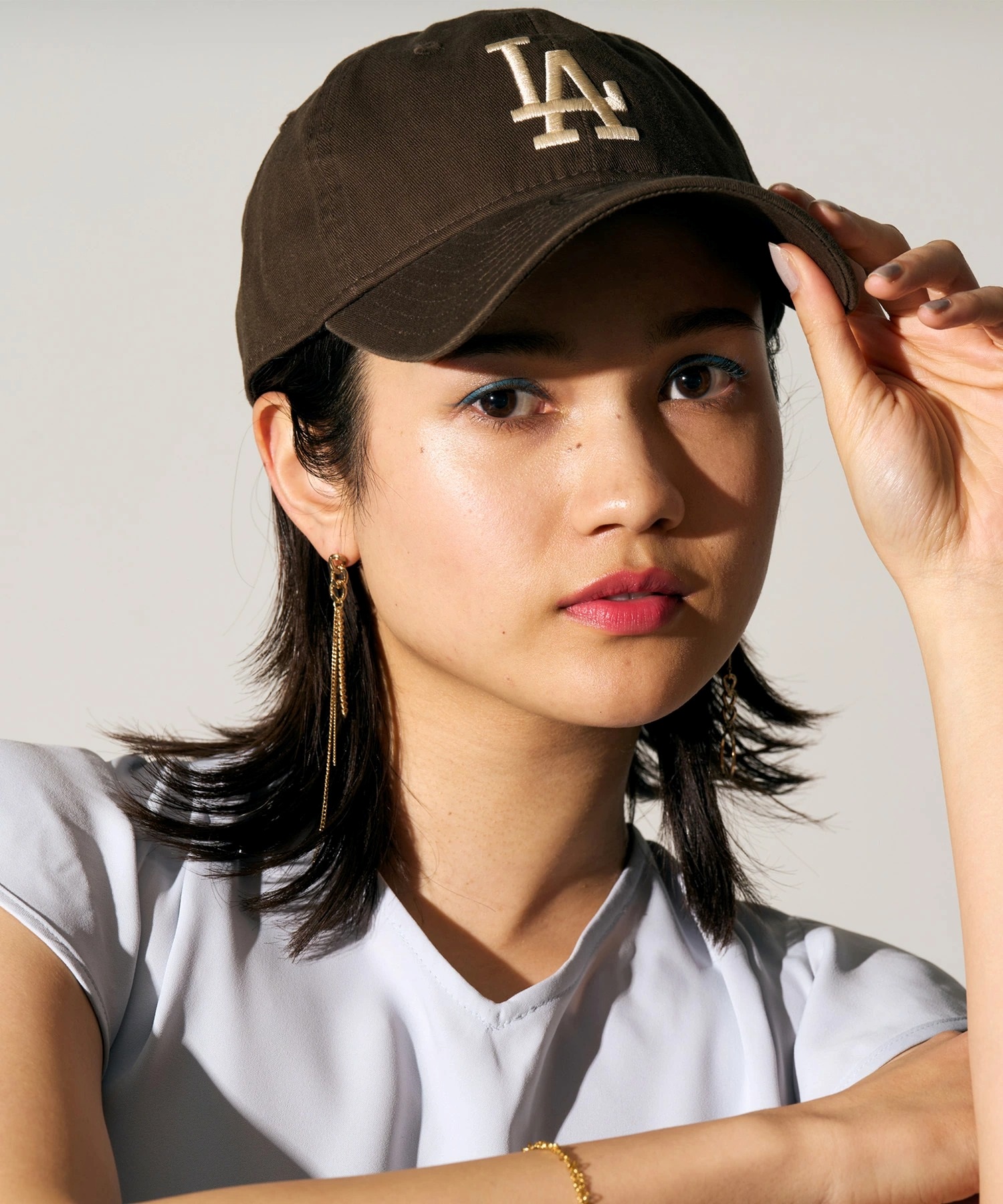 NEW ERA ニューエラ キャップ 帽子 9TWENTY ロサンゼルス・ドジャース ウォルナット 14720937 ムラサキスポーツ限定(WAL-ML)