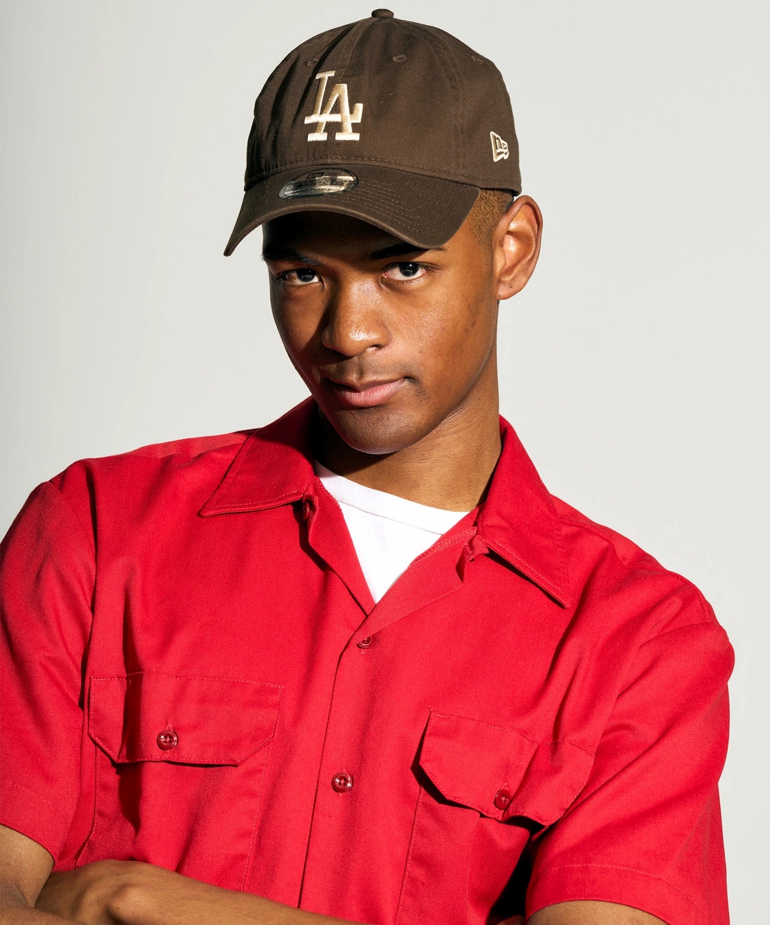 NEW ERA ニューエラ キャップ 帽子 9TWENTY ロサンゼルス・ドジャース ウォルナット 14720937 ムラサキスポーツ限定(WAL-ML)